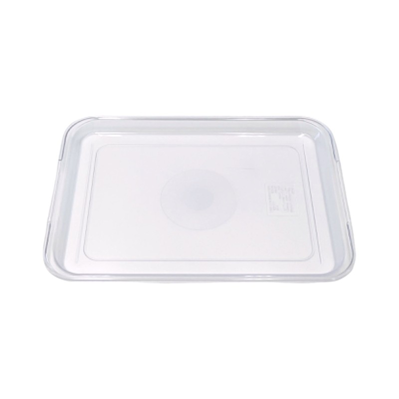 Transparent Rectangular Tray with Handle-Large