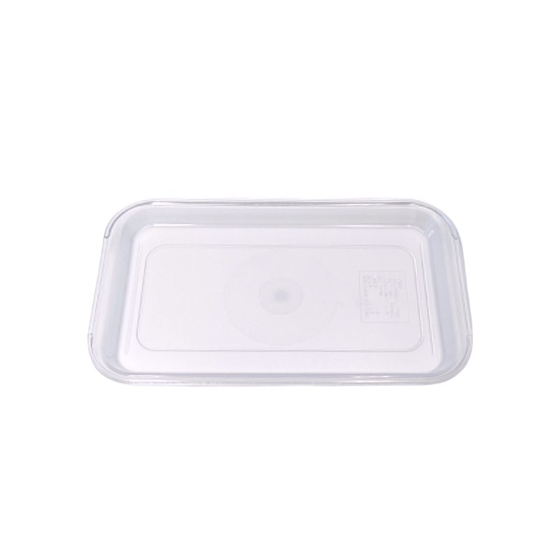 Transparent Rectangular Tray with Handle-Small