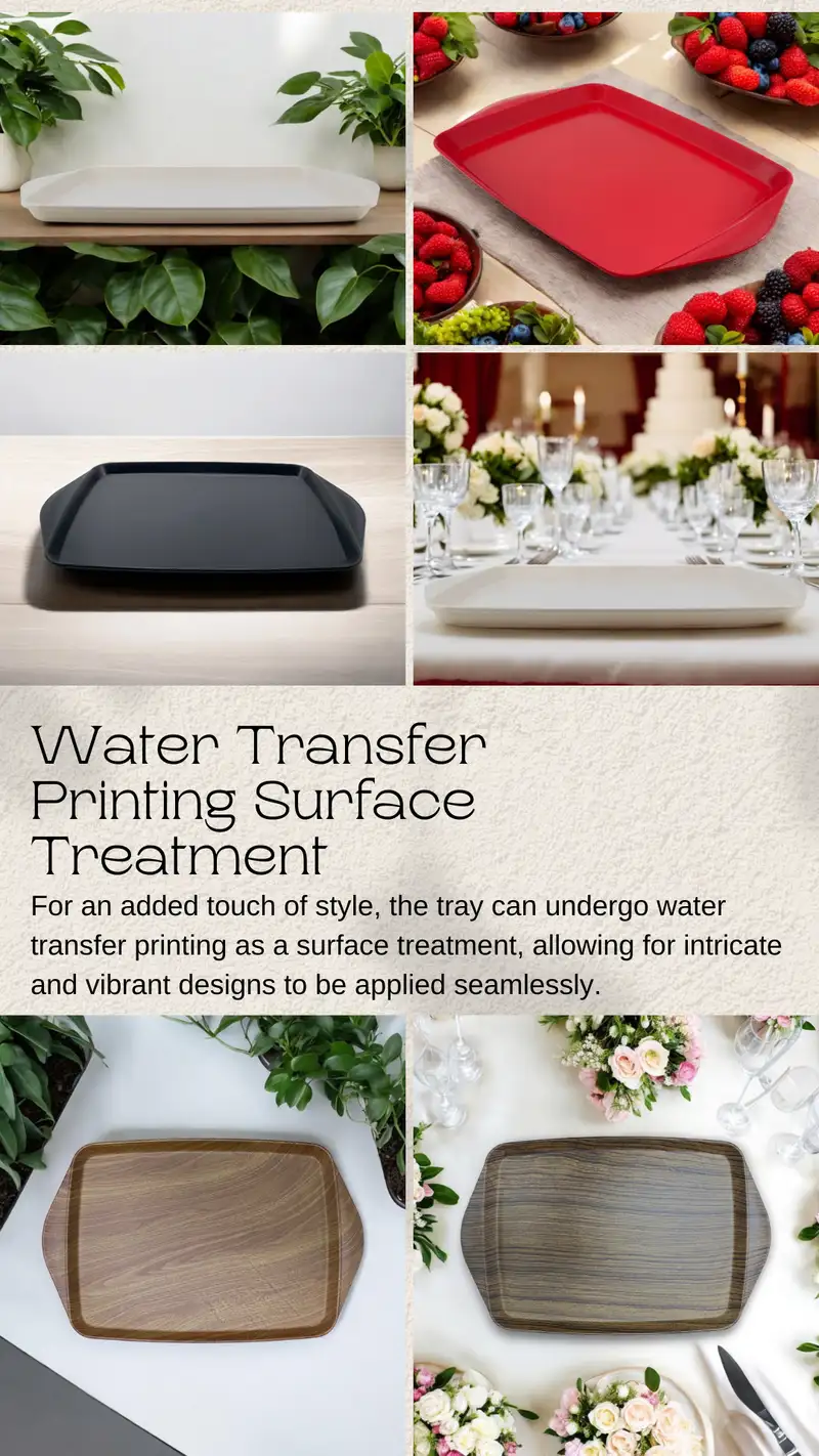 矩形大透明餐盤