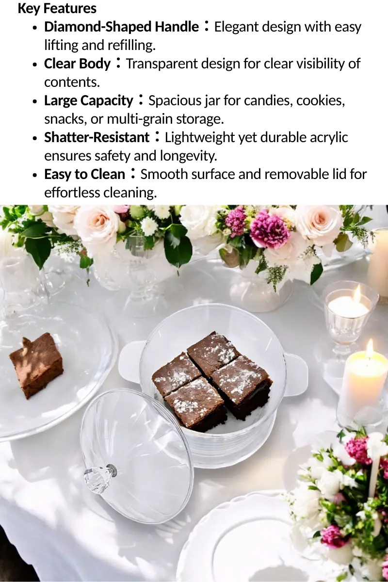 Acrylic Candy Jar
