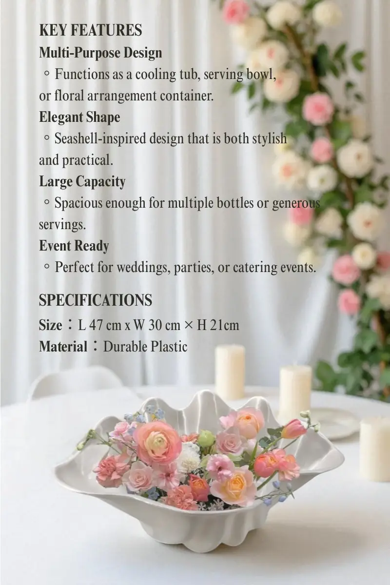 Seashell Serving Bowl-Large