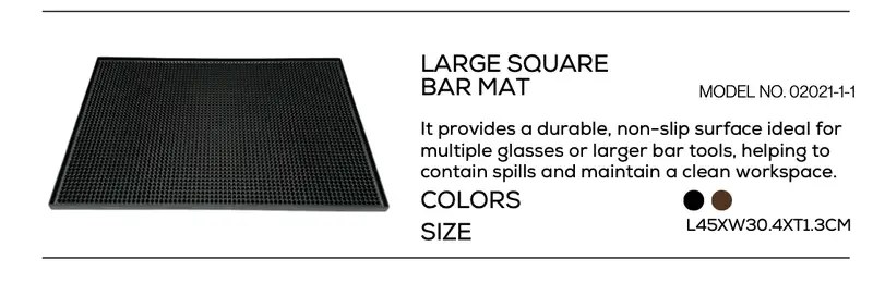 Large Square Bar Mat
