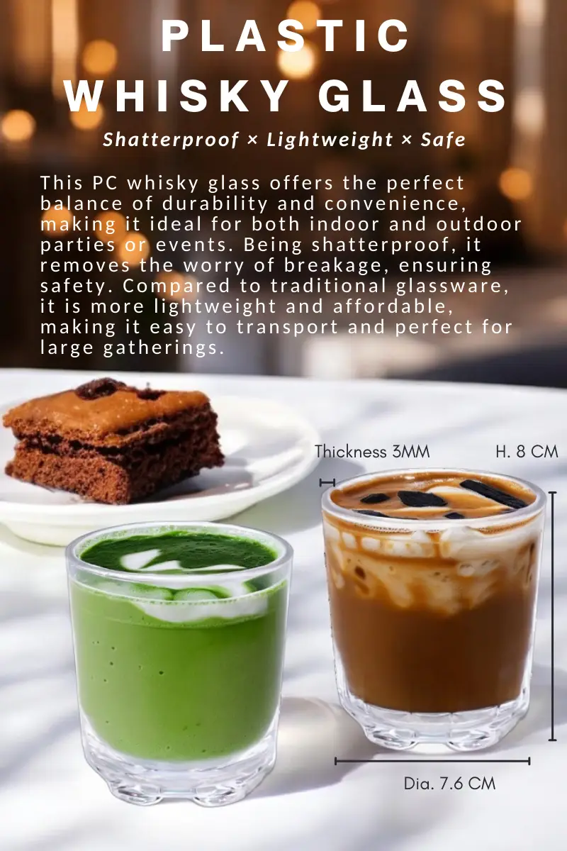Plastic Whisky Glass