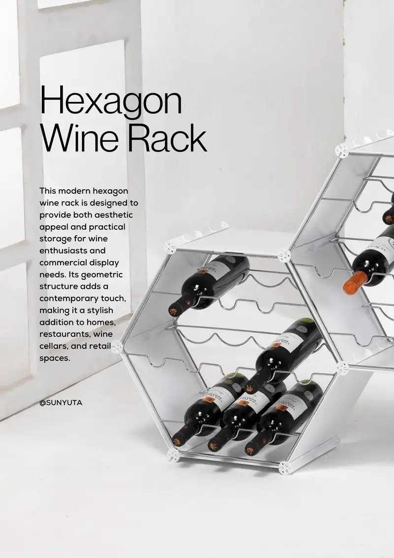 Hexagon Wine Rack
