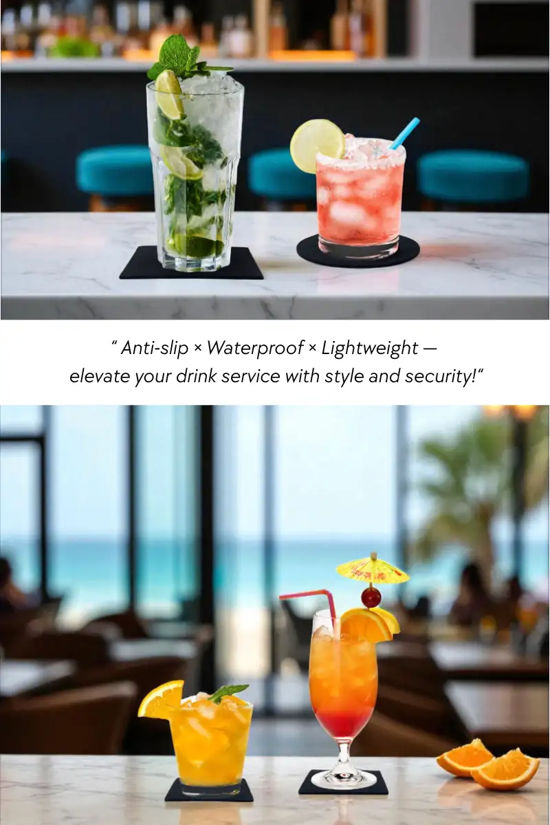 Non-Slip Non-Woven Coasters