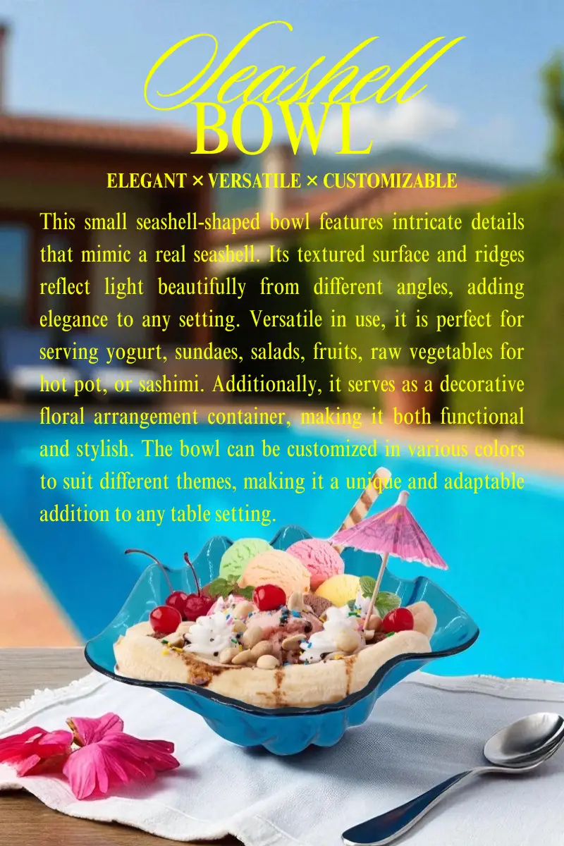 Large Seashell Serving Bowl-Medium