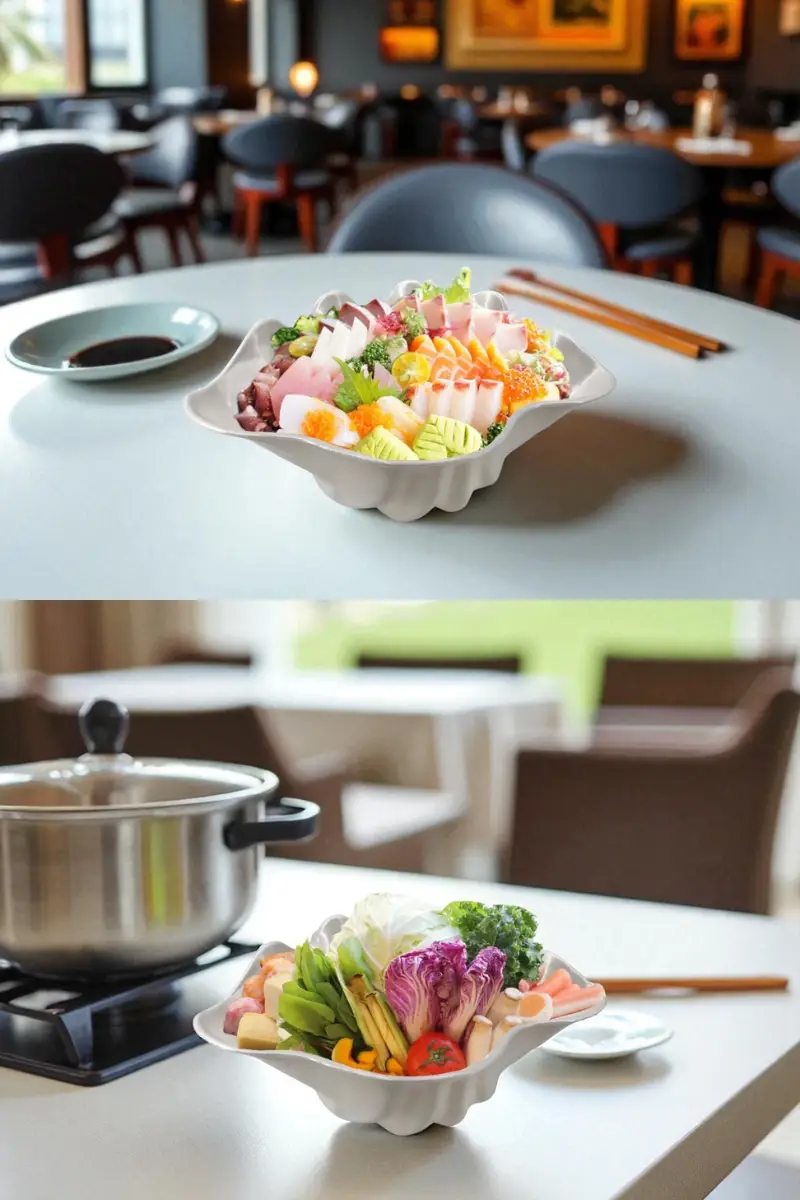 貝殼造型碗(中)說明